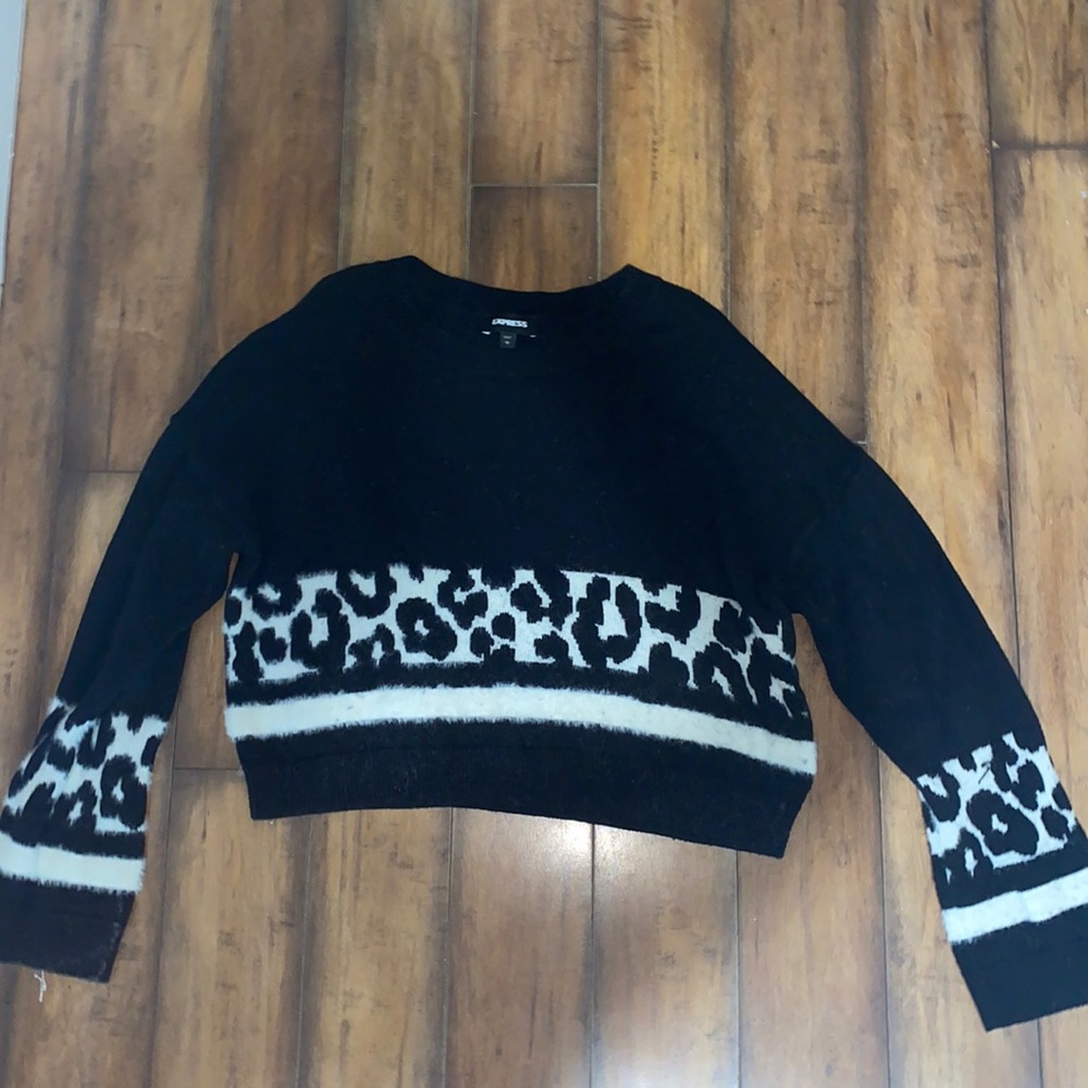 Cheetah print sweater